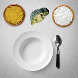 UCD recipe Cheesy Broccoli Soup ingredients image