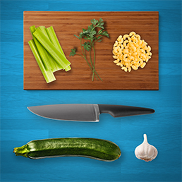 UCD recipe Green Minestrone Soup ingredients image