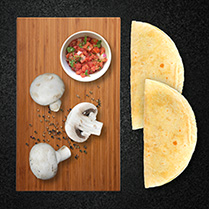 UCD recipe Grilled Portobello Quesadillas ingredients image
