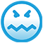 Angry emoji.