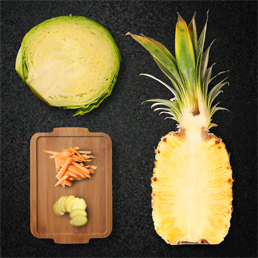  Ingredients for Pineapple Slaw.